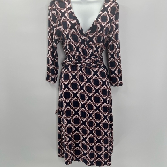 Banana Republic Women's Geometric Wrap Dresses Size S - Picture 5 of 5